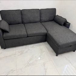 Gray Sectional Sofa(free Delivery)