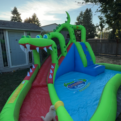 HAPPY CROCODILE WATER SLIDE
