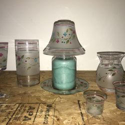 2008 Yankee Candle - Glass Flower Candle Accessories