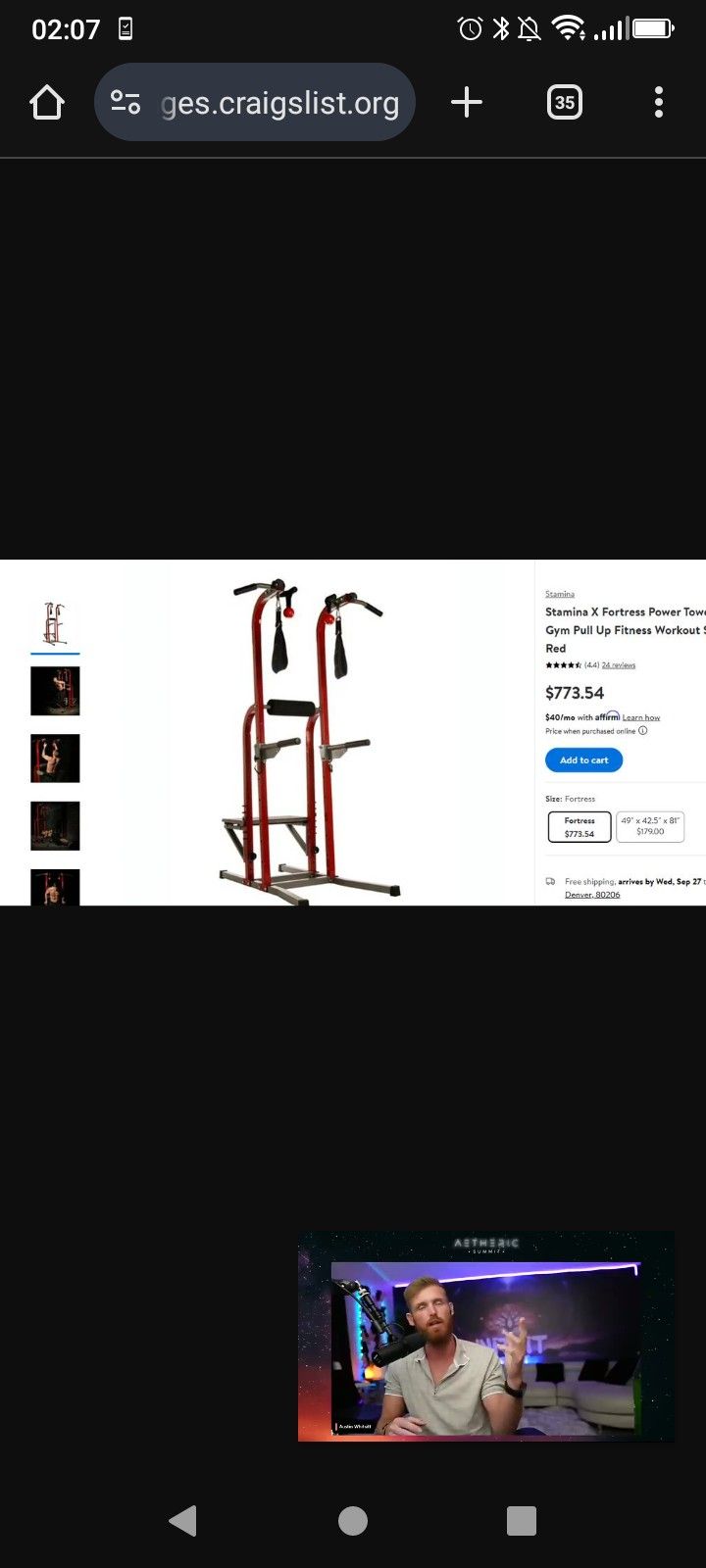 Stamina Vkr Pull Up Dip Plyo Tower