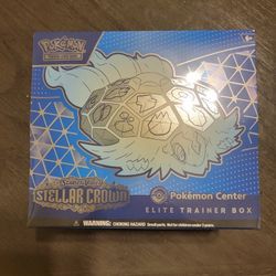 Stellar Crown Pokemon Center Elite Trainer Box