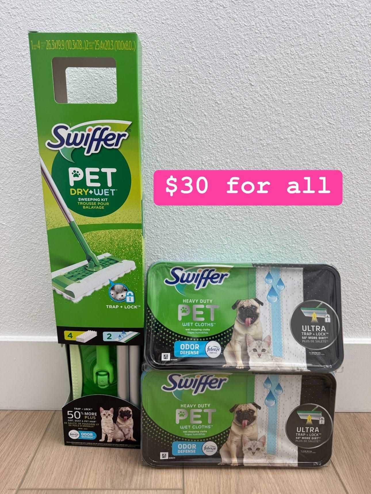 Swiffer Wet & Dry Mop Bundle