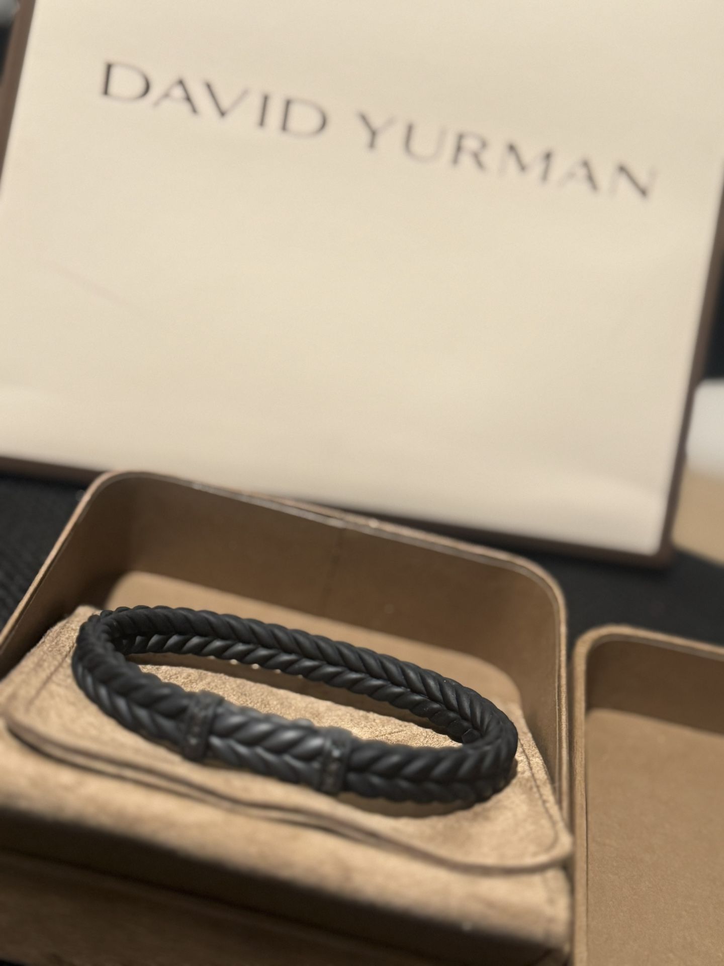 Men’s David Yurman Bracelet With Diamonds 