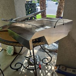 Fish Fryer For Grill Or Xtra Side Burner