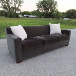 Room & Board Gray Dean Sofa - Free Delivery Today 