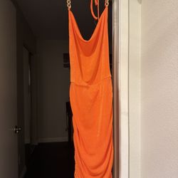 Orange Dress Size s