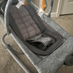 Summer by Ingenuity 2-in-1 Baby Bouncer & Rocker Duo, Light Gray Tweed