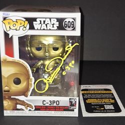 🔥 Anthony Daniels autographed Funko JSA COA🔥