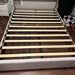 Full-Size Bedframe With Pullout Drawers