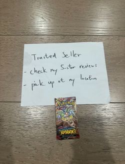 $6 each - Pokemon Surging Sparks Booster Pack - 10 Cards/Pack - Random Art - SEALED