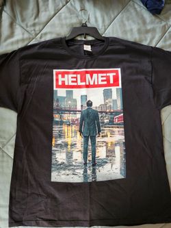 Helmet Look Left Tour T-shirt, $20