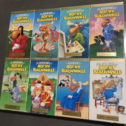 Adventures of Rocky & Bullwinkle VHS Lot Volume 1-8