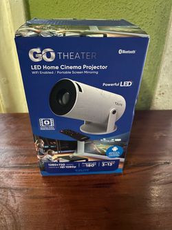 GO THEATER LED HOME CINEMA PROJECTOR NEW OPEN BOX ..$$20