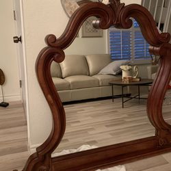 Wood Heavy Mirror 