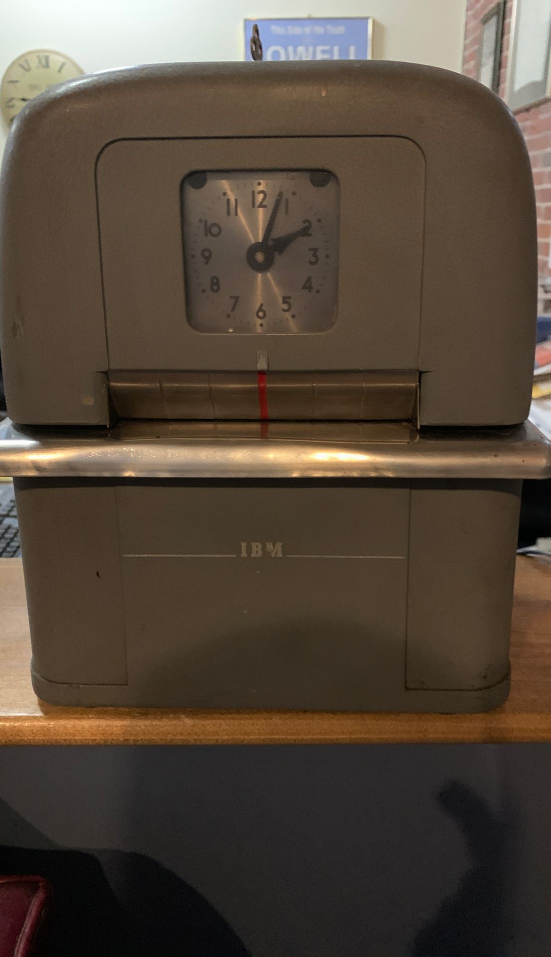 Antique IBM time Clock