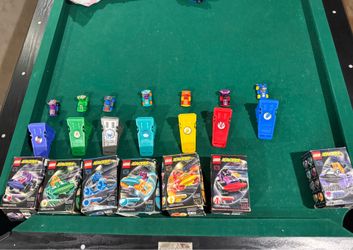 early-2000s LEGO Racers “Crash It / Xalax” sets