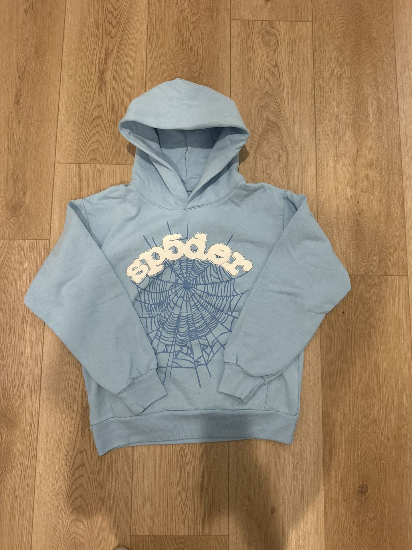 Sky Blue Sp5der Hoodie