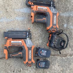 Ridgid Brushless Nail Guns 