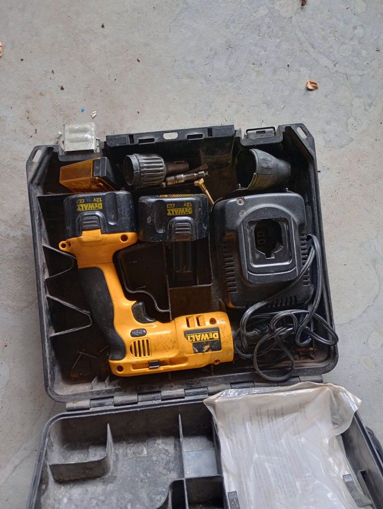 Drill And Batteries