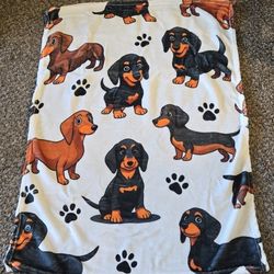 Daschund Throw 