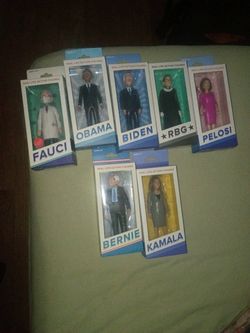 7pc Political Action Figure Lot - FCTRY Brand - Brand New In Box