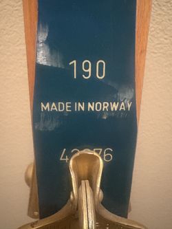 Vintage Norwegian Wood Skis