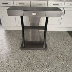 Grey/Black Console Stand 