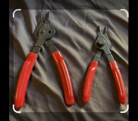 Snap Ring Plier. 90 Degree Bent Tip. Lot