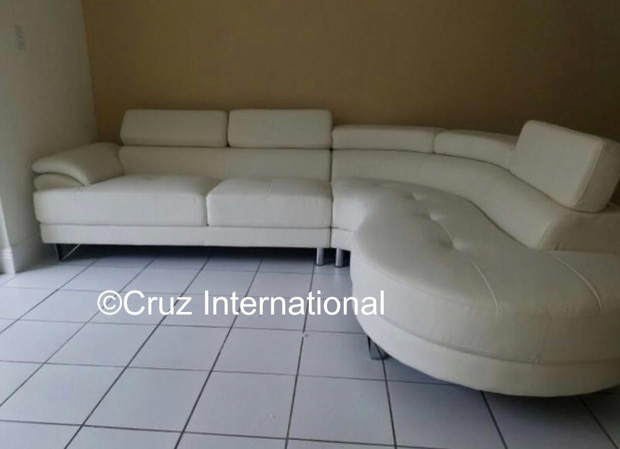 New White Sectional Sofa Couch