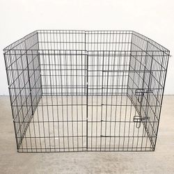 (Brand New) $43 Foldable 36” Tall x 24” Wide x 8-Panel Pet Playpen Dog Crate Metal Fence Exercise Cage 