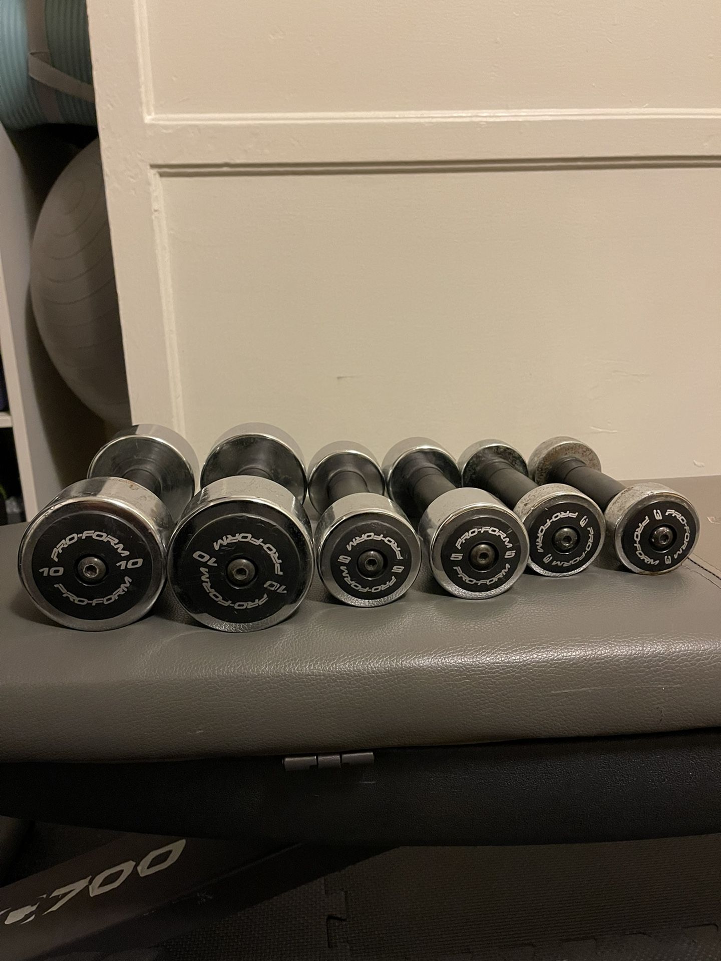 10, 8, 5lb Dumbbell Set