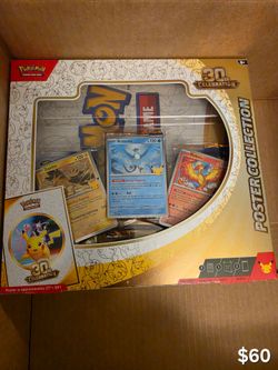 Pokémon 30th Celebration Poster Collection Box
