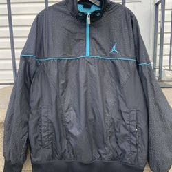 Retro Air Jordan Windbreaker Size L University Blue Color 