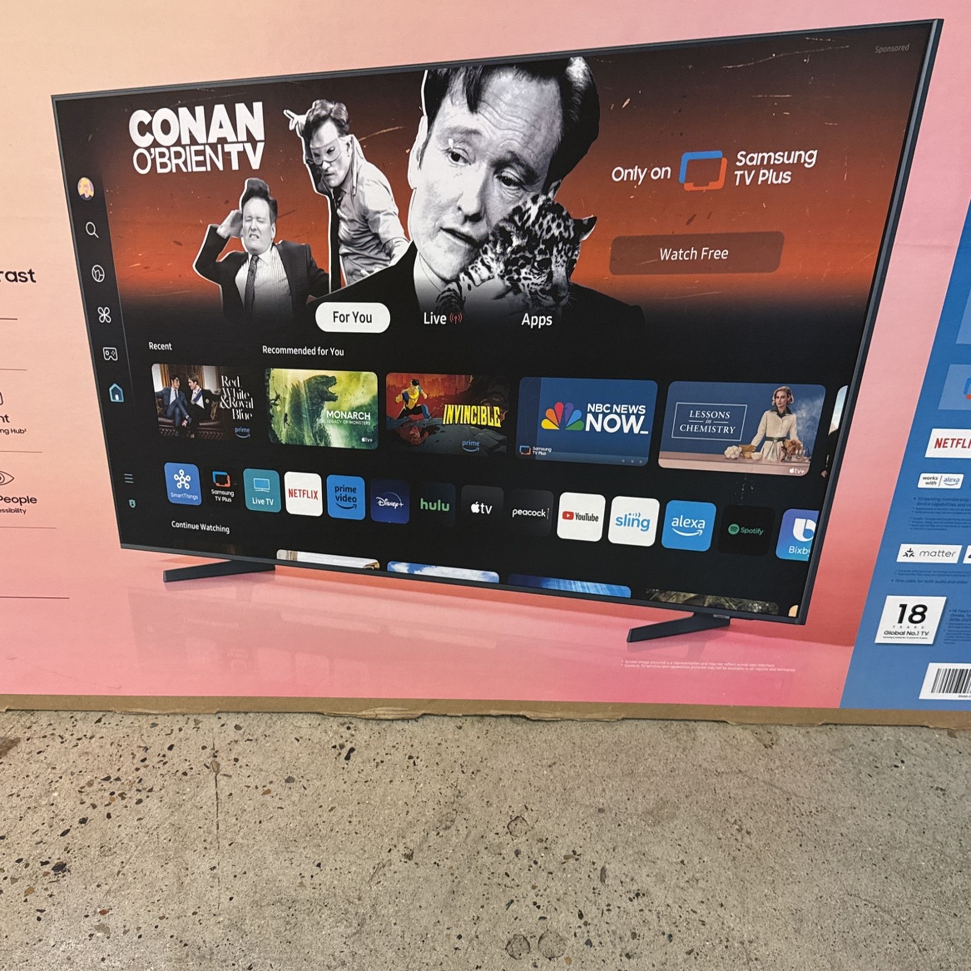 Samsung 50” Crystal UHD TV