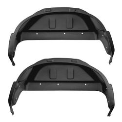 Husky Liners Black Rear Wheel Well Guards for 2020-2025 Chevy Silverado 2500 HD