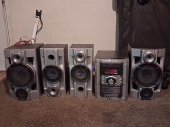 Sony Mini Hi-Fi Stereo System with Speakers
