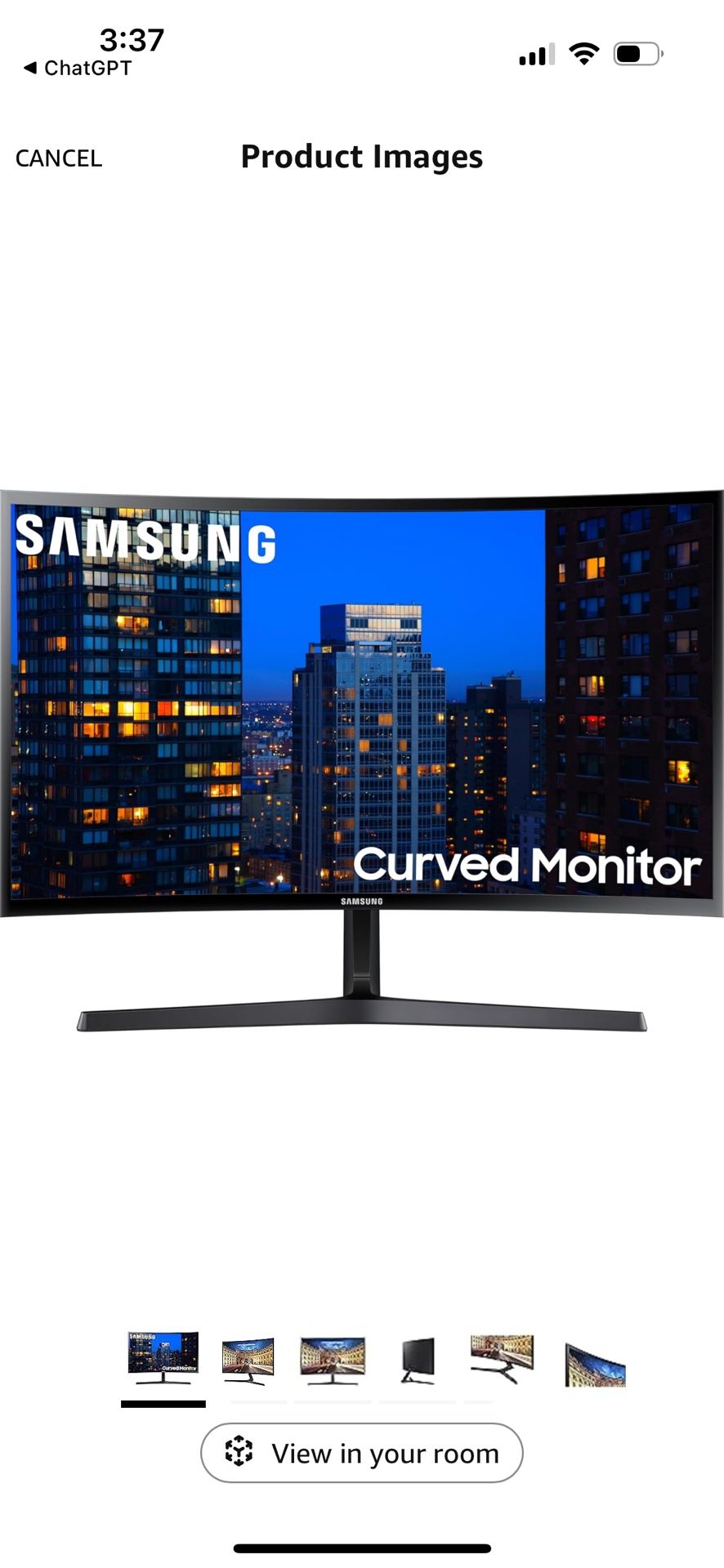 Samsung Curved Monitor + Dual Monitor Arm Mount – $100 (Bundle Deal)