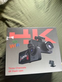 4K Three Channel WiFi Dash Cam