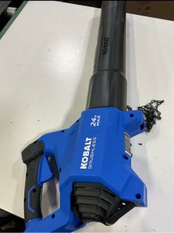 Kobalt 24v 500-CFM 120-MPH Cordless Battery Handheld Leaf Blower Battery and Charger Not Included KHB 2024B-03