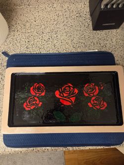 Decorated tray