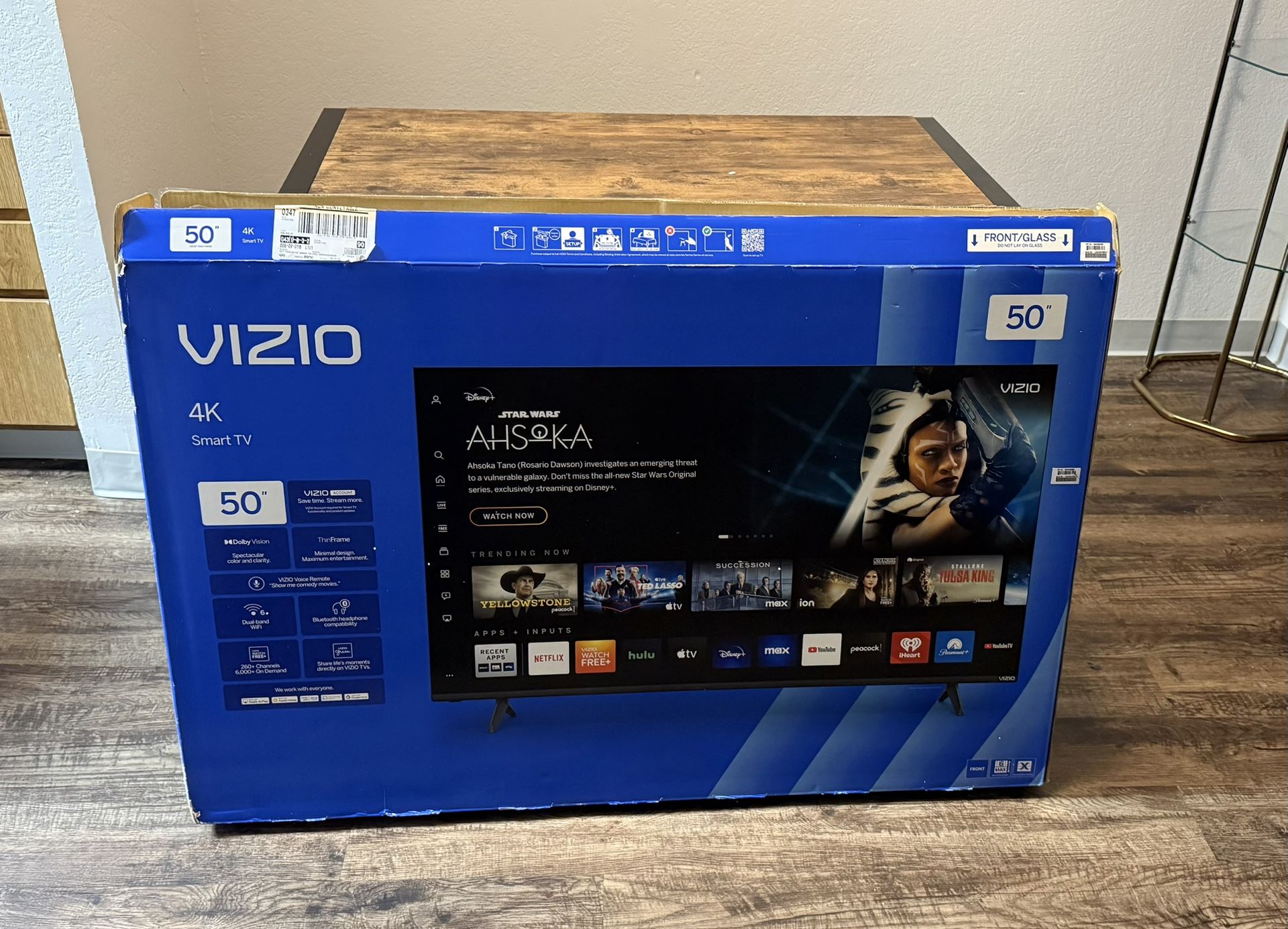 Brand New 50” 4K Vizio Smart Tv