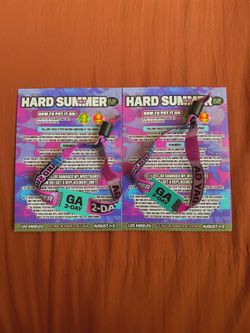 Hard Summer 2-day GA tickets