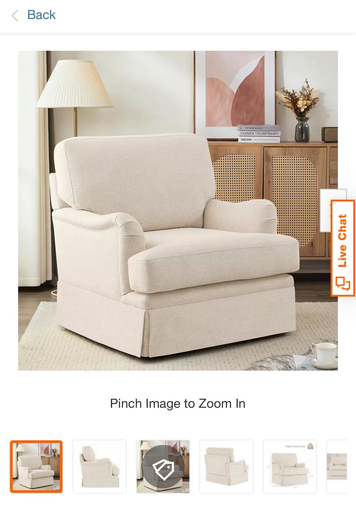 Chair Modern Upholstered Armchair Metal Base Barrel Sofa Chair