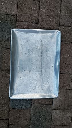 Heavy duty silver tray