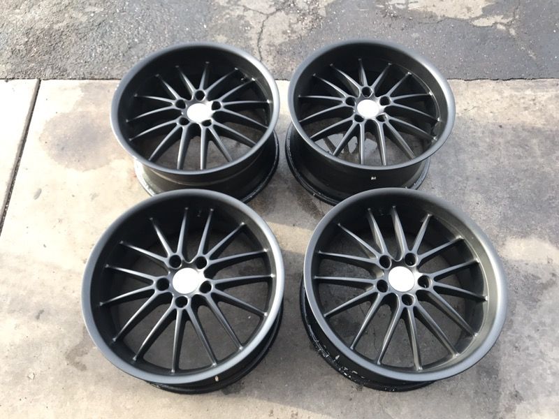 Breyton Flame wheels - 5x120 - BMW Fitment - Satin Black