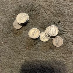 30 Silver Dimes 
