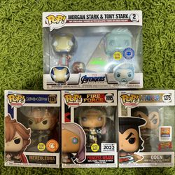 Anime And Marvel Funko Pops 
