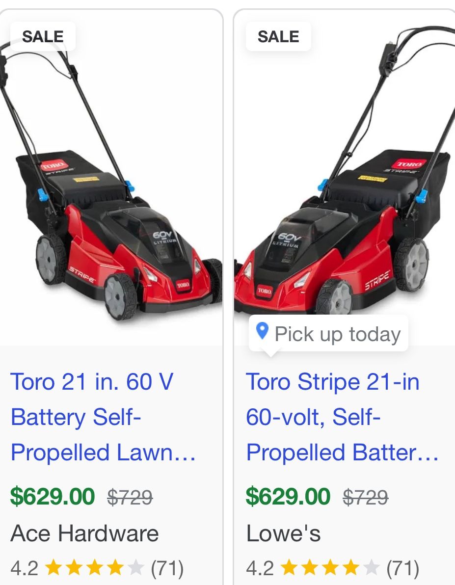 Self Propelled Lawn Ace Hardware Lawn Mower Air Filter Toro 21485