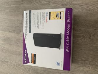 Wifi cable modem router