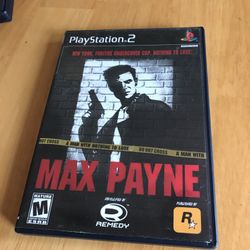 Sony pS2 Max Payne Mint Condition